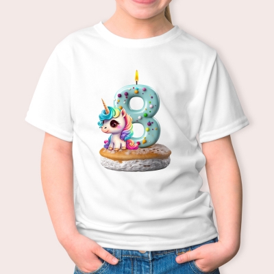 Παιδικό Μπλουζάκι | Happy Birthday 8 years