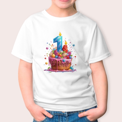 Παιδικό Μπλουζάκι | Happy Birthday 1 year