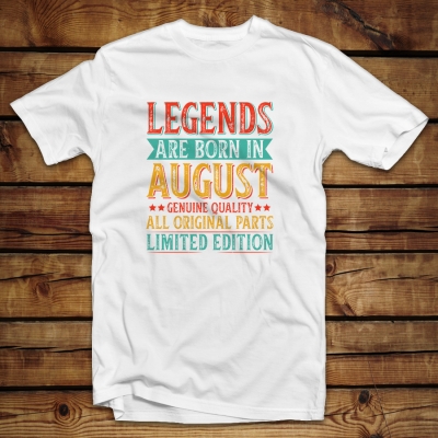 Unisex Classic T-shirt  |  Legends are born in August