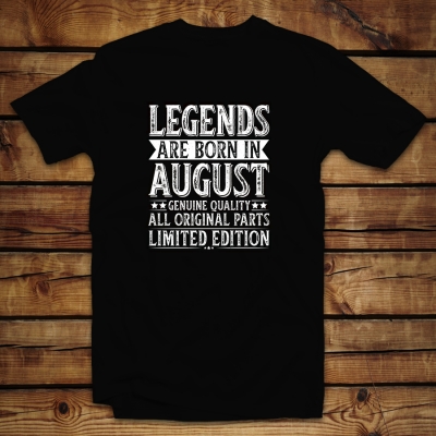 Unisex Classic T-shirt  |  Legends are born in August