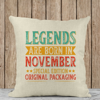 Διακοσμητικό Μαξιλάρι | Legends are born in November