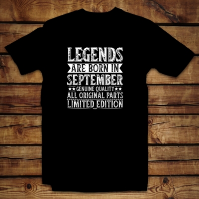 Unisex Classic T-shirt  |  Legends are born in September