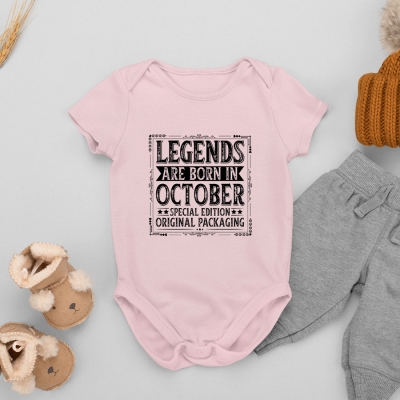 Παιδικό Φορμάκι ροζ | Legends are born in  October