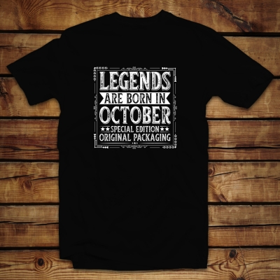 Unisex Classic T-shirt  |  Legends are born in  October