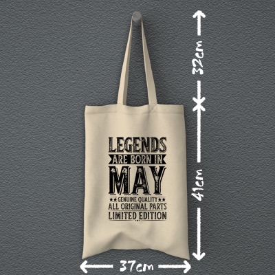 Tote Bag | Legends are born in May