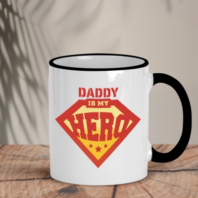 Δίχρωμη Κούπα |  Daddy is my Hero
