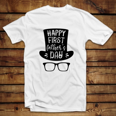 Unisex Classic T-shirt | Happy First Father's Day