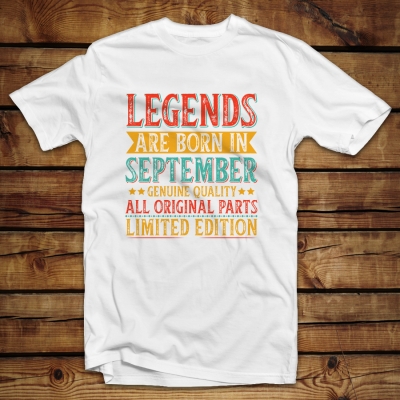 Unisex Classic T-shirt  |  Legends are born in September