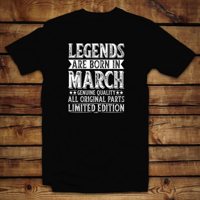 Unisex Classic T-shirt  |  Legends are born in March