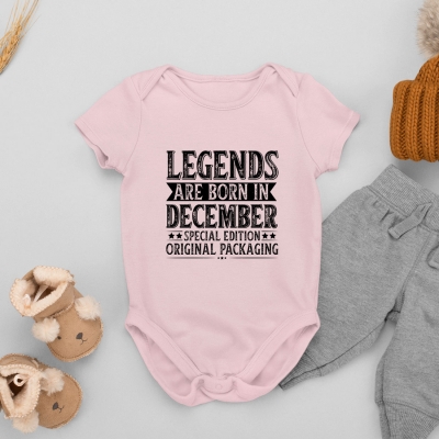 Παιδικό Φορμάκι ροζ | Legends are born in  December