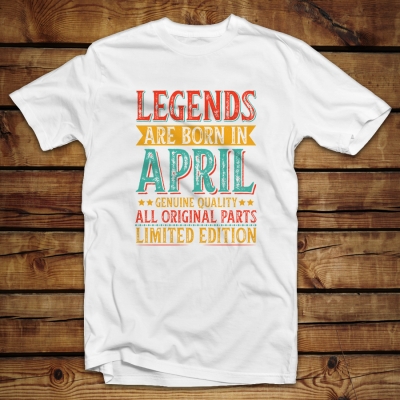 Unisex Classic T-shirt  |  Legends are born in April