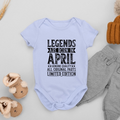 Παιδικό Φορμάκι μπλε | Legends are born in April