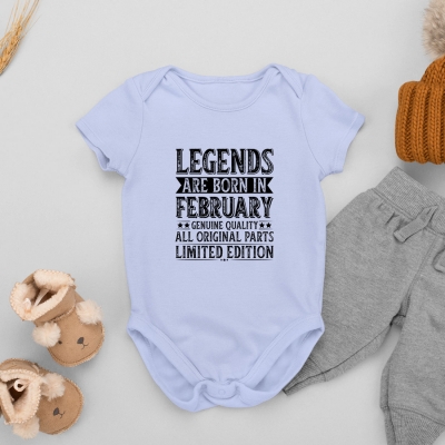 Παιδικό Φορμάκι μπλε | Legends are born in February