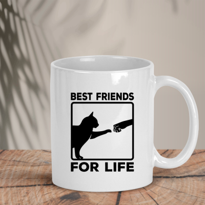 Λευκή Κούπα | Best friends for life