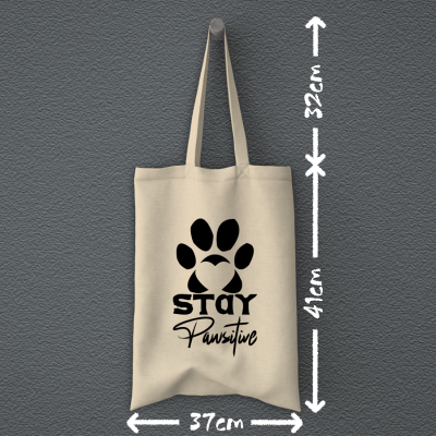 Υφασμάτινη τσάντα | Stay Pawsitive