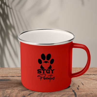 Εμαγιέ Κούπα | Stay Pawsitive