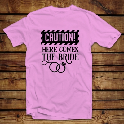 Mπλουζάκι Unisex | Caution Here comes the Bride
