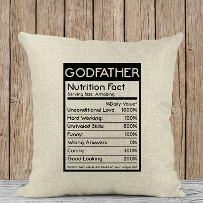 Διακοσμητικό Μαξιλάρι | Godfather Nutrition fact