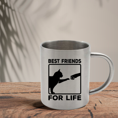 Mεταλλική Κούπα | Best friends for life