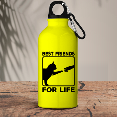 Μεταλλικό μπουκάλι θερμό 600 ml | Best friends for life