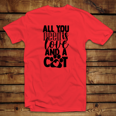 Unisex μπλουζάκι | All you need is love and a cat