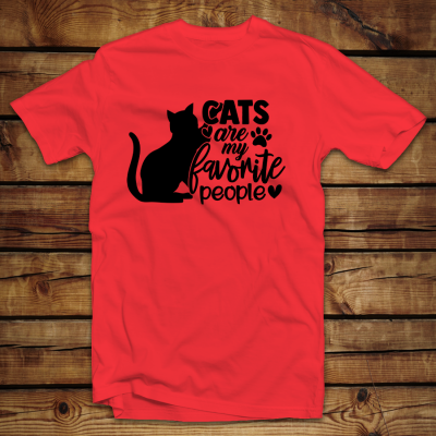 Unisex μπλουζάκι | Cats are my favorite people