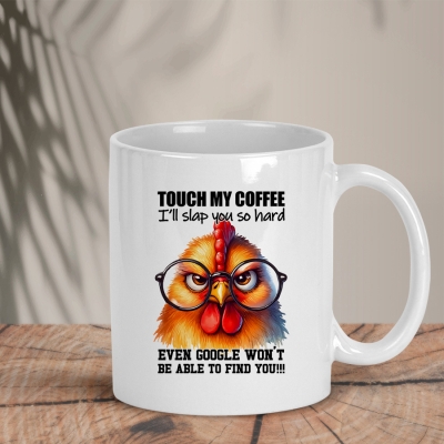 Λευκή Κούπα | Touch my coffee