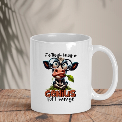 Λευκή Κούπα | It's tough being a genius