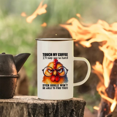 Εμαγιέ Κούπα 440 ml | Touch my coffee