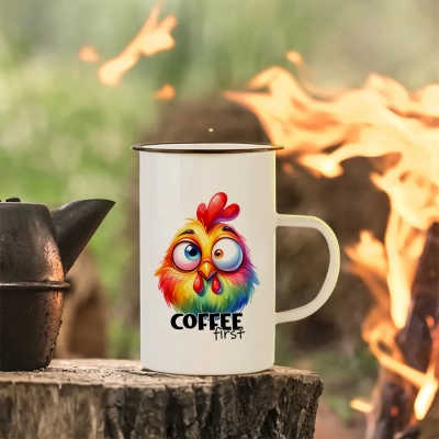 Εμαγιέ Κούπα 440 ml | Coffee first
