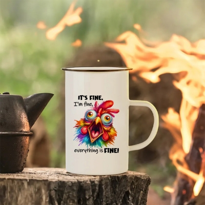 Εμαγιέ Κούπα 440 ml | Everything is fine