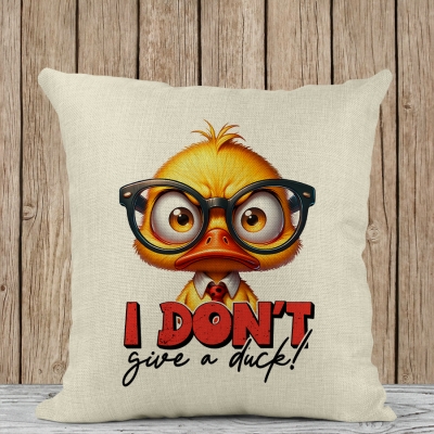Μαξιλάρι Λινό | I don't give a duck