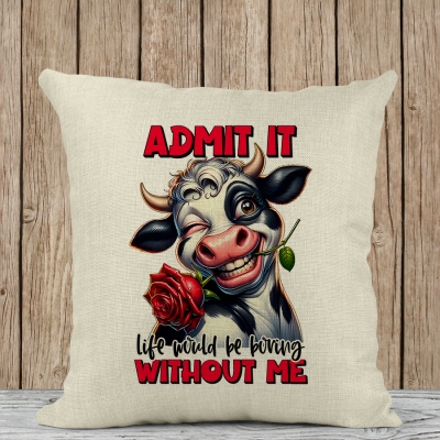 Μαξιλάρι Λινό | Life would be boring without me