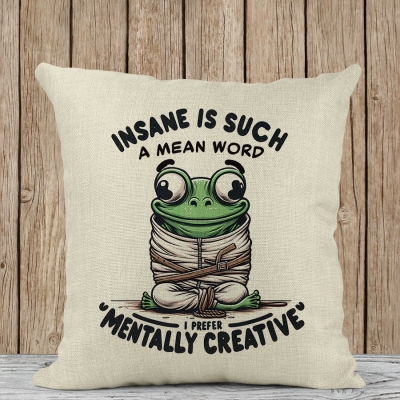 Μαξιλάρι Λινό | Mentally creative