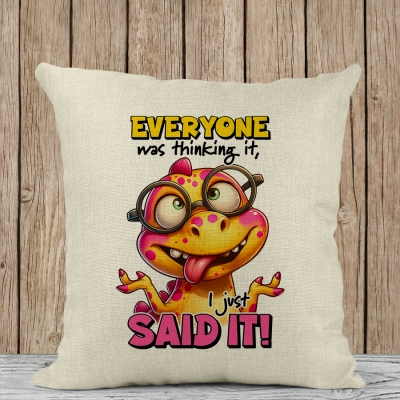 Μαξιλάρι Λινό | Everyone was thinking it
