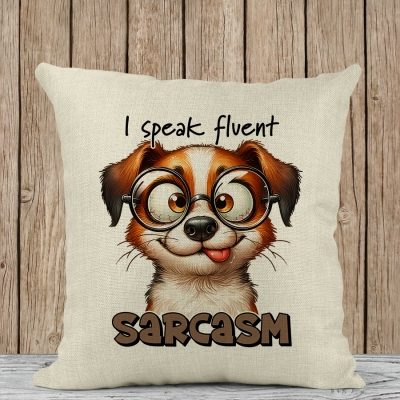 Μαξιλάρι Λινό | I speak fluent sarcasm