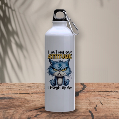Μεταλλικό μπουκάλι 800 ml | I don't need your attitude