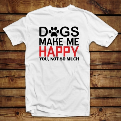 Unisex μπλουζάκι | Dogs make me happy