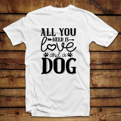 Unisex μπλουζάκι | All you need is love and a dog