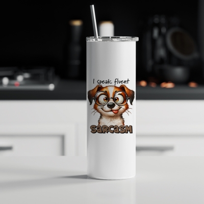 Tumbler θερμός | I speak fluent sarcasm