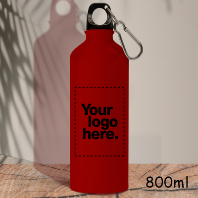 Μεταλλικό μπουκάλι 800 ml | Kόκκινο