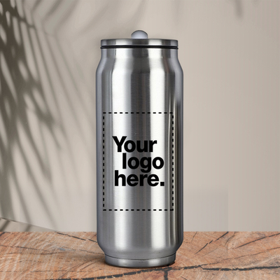 Μεταλλικό Θερμός Coke Can | Ασημί