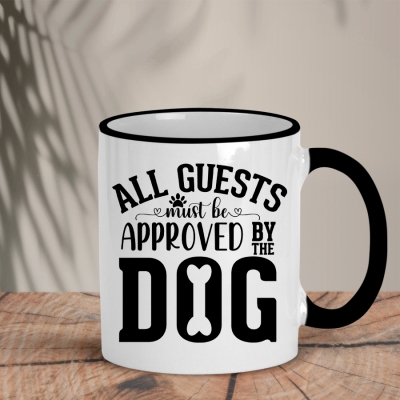 Δίχρωμη Κούπα | All guests must be approved by the dog