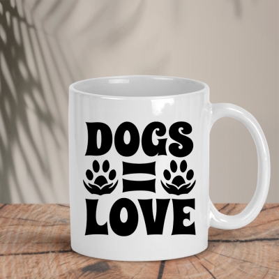 Λευκή Κούπα | Dogs = Love