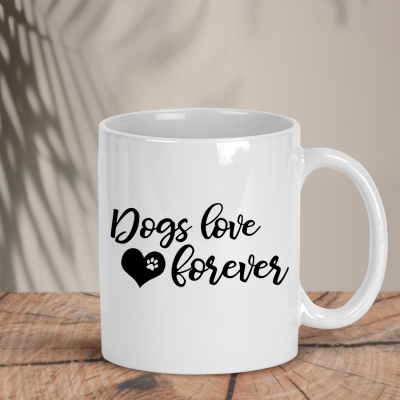 Λευκή Κούπα | Dogs love forever