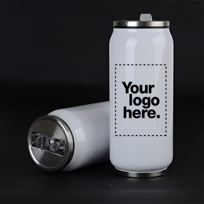 Μεταλλικό Θερμός Coke Can | Λευκό