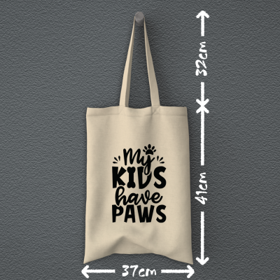 Υφασμάτινη τσάντα | My kids have paws