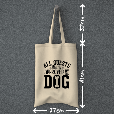 Υφασμάτινη τσάντα | All guests must be approved by the dog