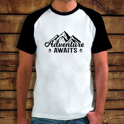 Baseball μπλουζάκι | Adventure awaits