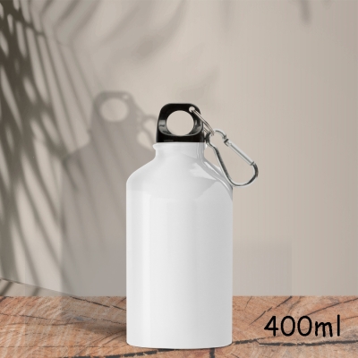 Μεταλλικό μπουκάλι θερμό 400 ml | Λευκό
